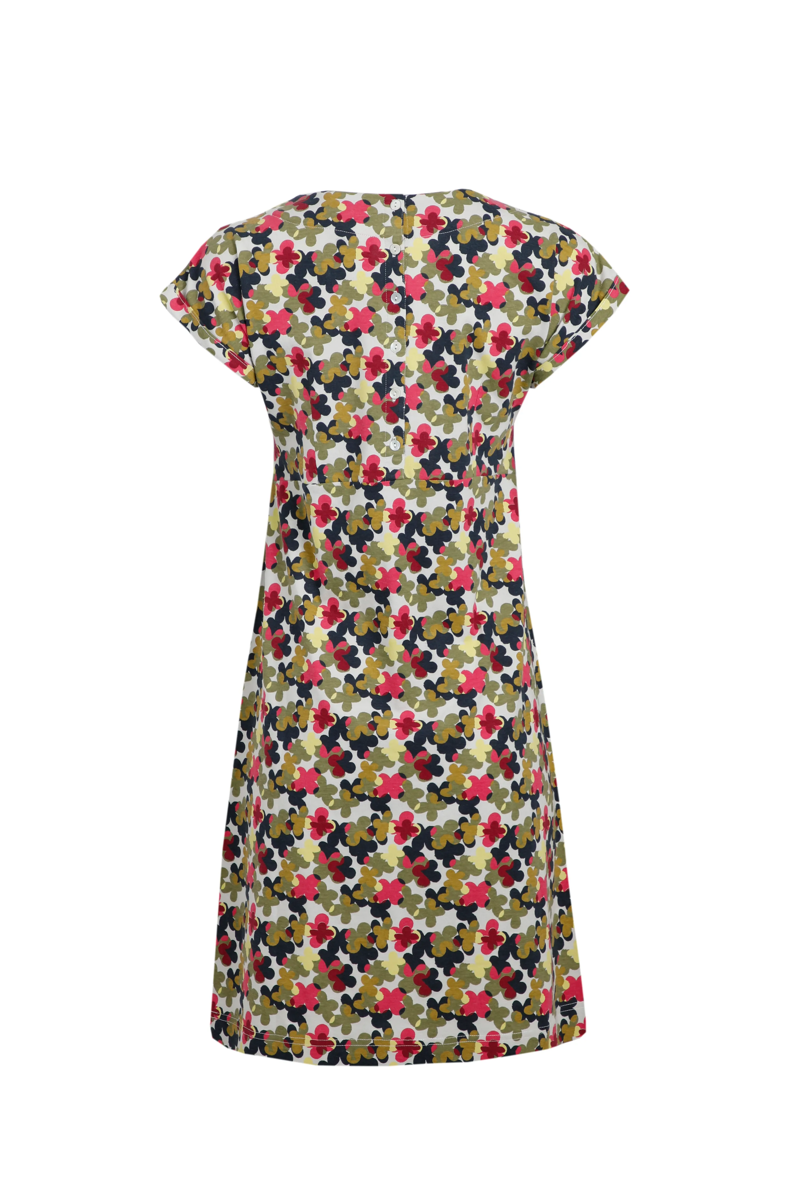 Weird Fish Tallahassee Dress Womens i Pearl Grey-1