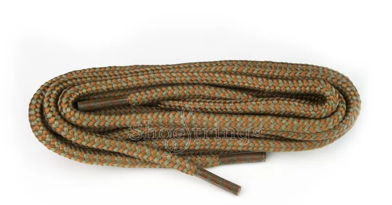 Shoe String laces 150cm in Khaki/Tan Dog-Tooth