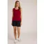 Weird Fish Calle Tank Top Womens in Garnet