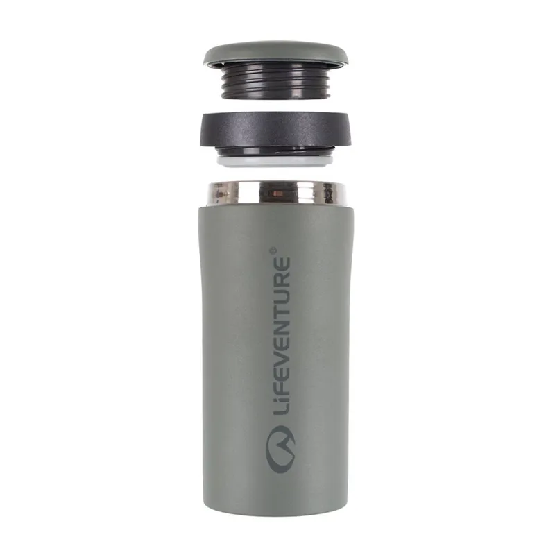 Lifeventure Thermal Mug 300ml in Matt Grey-3
