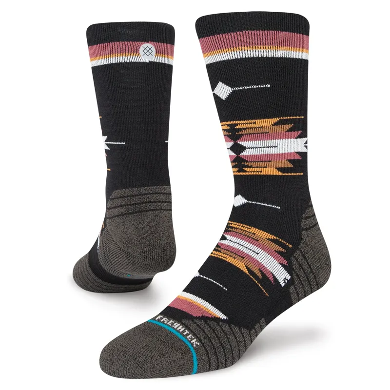 Stance Cloaked Mid Crew Socks in Washed Black