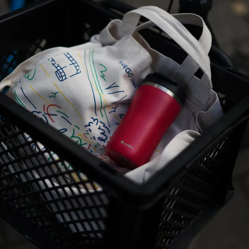 Aladdin Cafe Leak-Lock Stainless Steel Mug 0.25L in Cherry Red-3