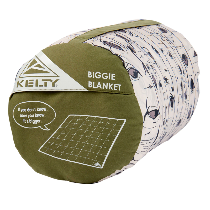 Kelty Biggie Blanket in Winter Moss/Aspen Eyes-1