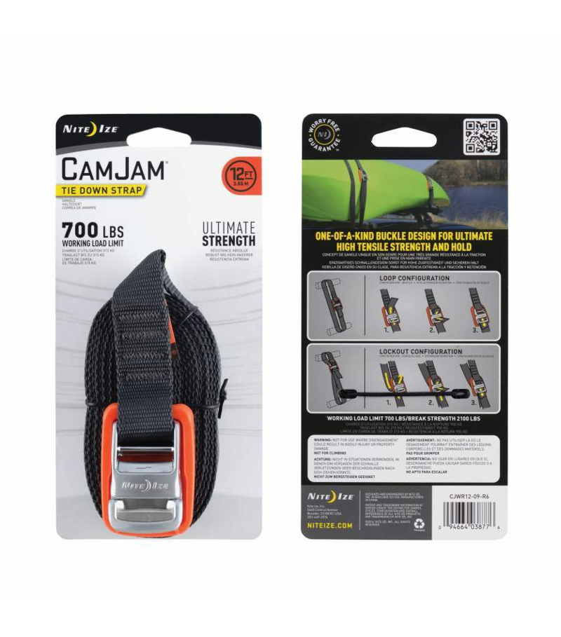 Nitize CamJam Tie Down Strap 12 ft-1