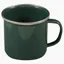 Highlander Duluxe Enamel Mug in Green