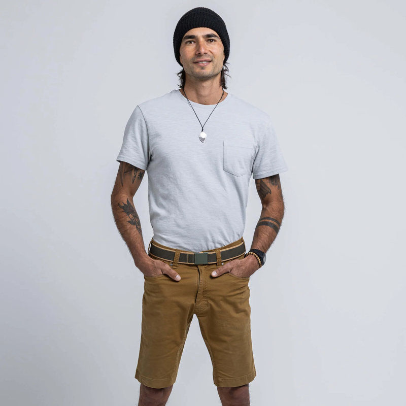 Arcade Carto Belt in Ivy Green Sand-2