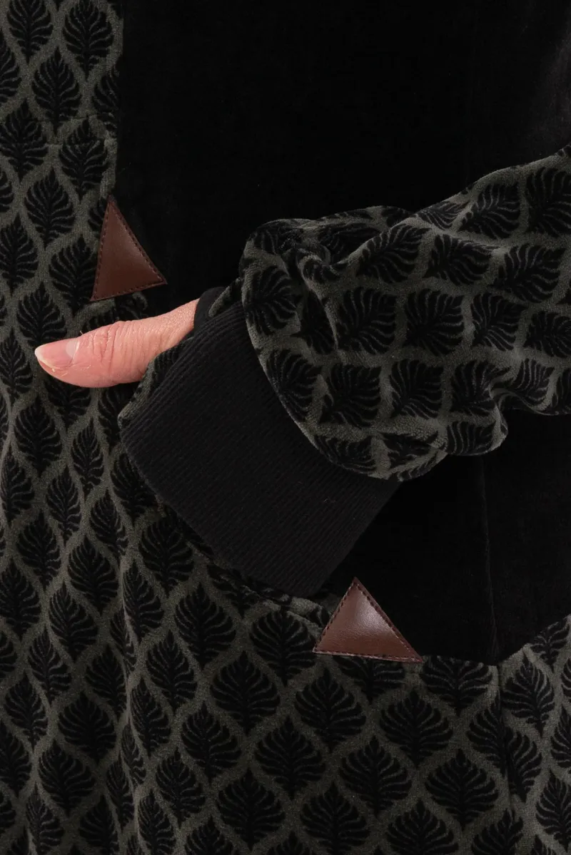 Chapati Steffi Tunic Womens in Olive Leaf-2