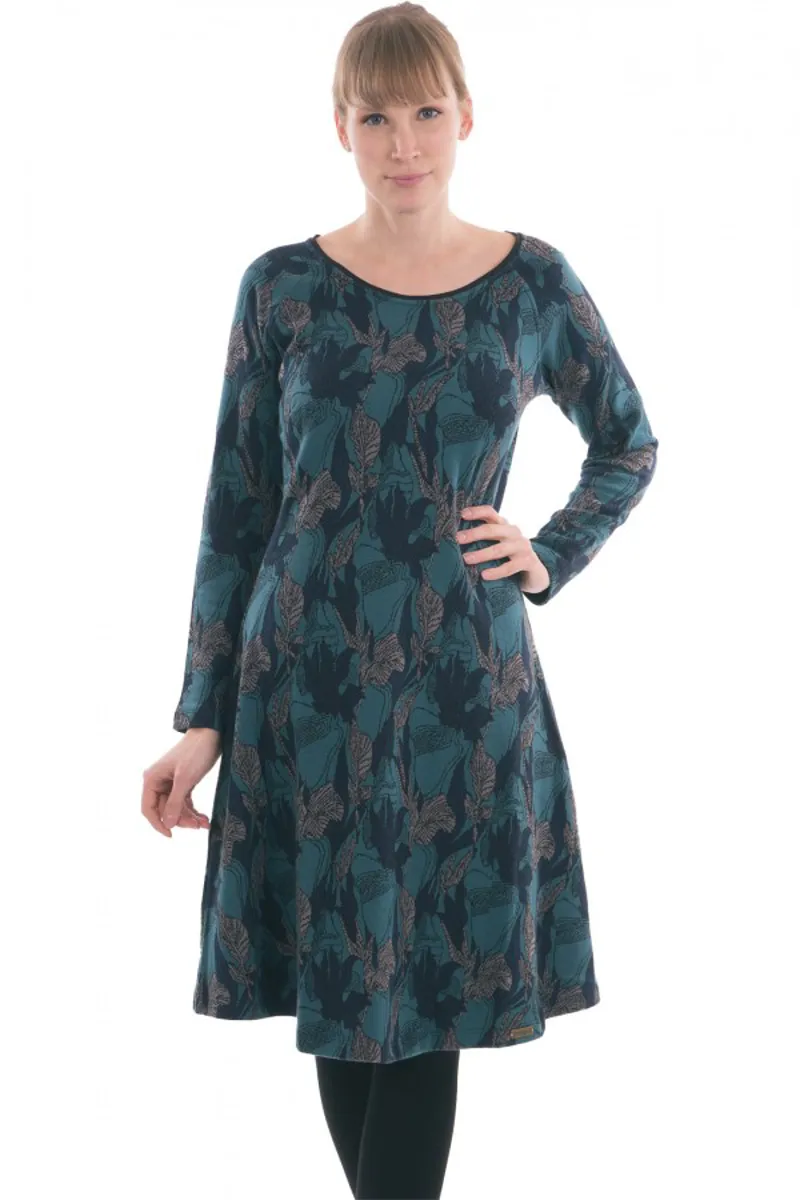 Chapati Karolina Dress Womens in Blue Jeans Maple