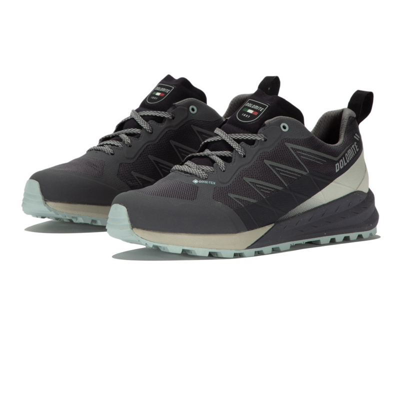 Dolomite  Croda Nera Tech GTX Shoes Womens in Anthracite Grey/Beige-1