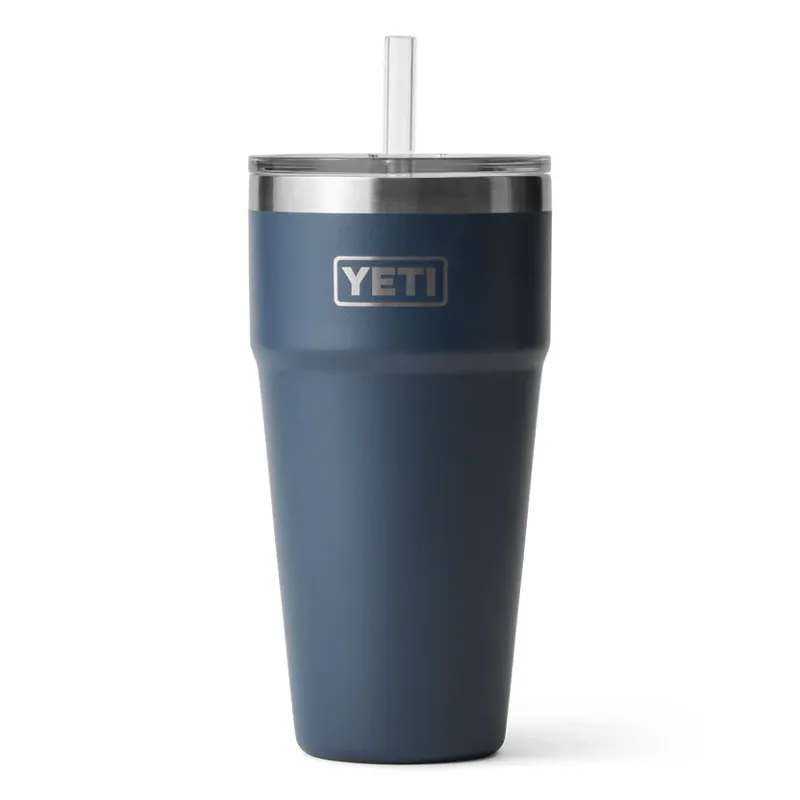 Yeti Rambler 26oz Straw Cup in Navy