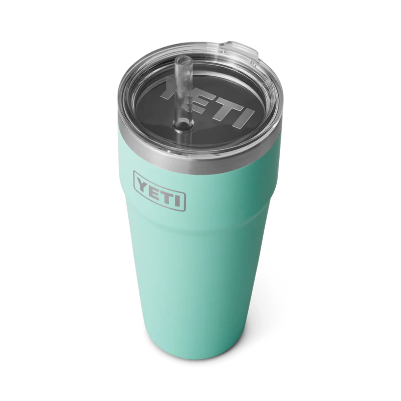 Yeti Rambler 26oz Straw Cup in Sea Foam-2