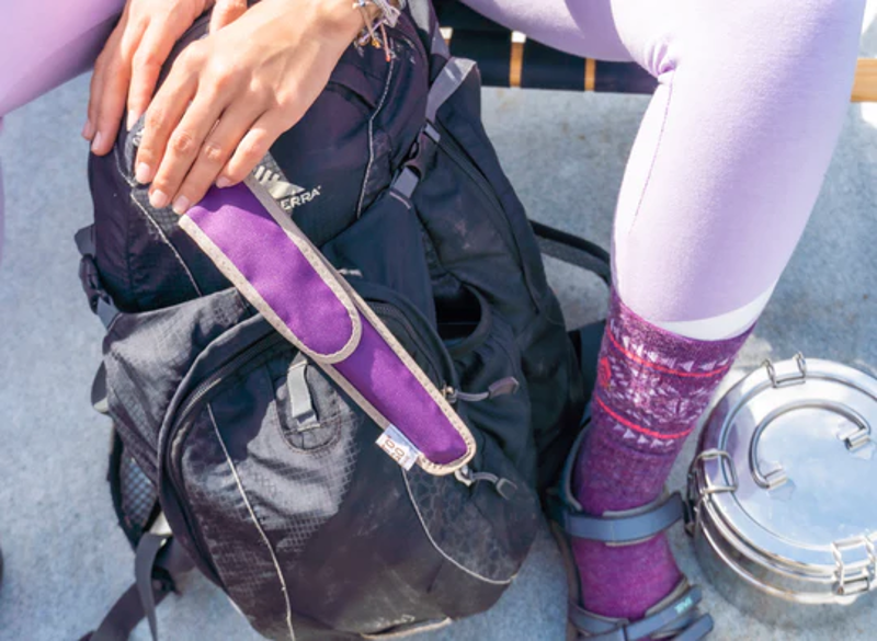 To-Go Ware Bamboo Utensil Set in Mulberry-3