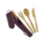 To-Go Ware Bamboo Utensil Set in Mulberry