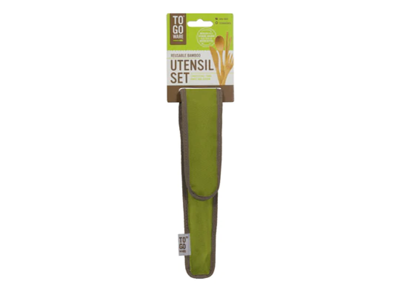To-Go Ware Bamboo Utensil Set in Avocado-1
