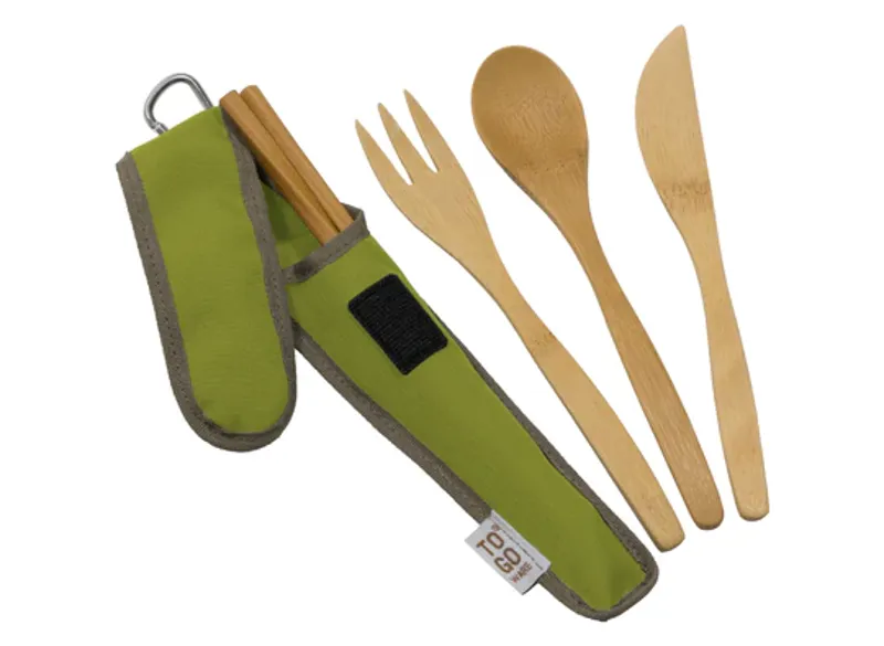 To-Go Ware Bamboo Utensil Set in Avocado