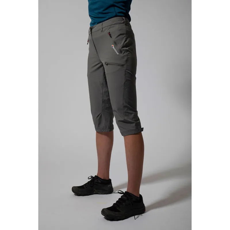 Montane Dyno Stretch Capri Pants Womens in Mercury-3