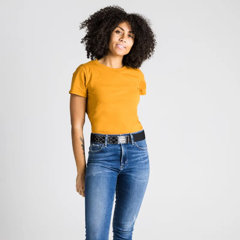 Arcade Geo Black Reflective Belt-3