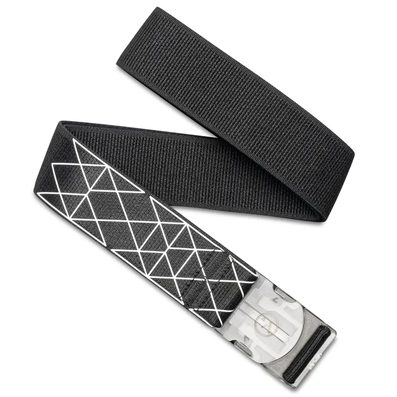 Arcade Geo Black Reflective Belt