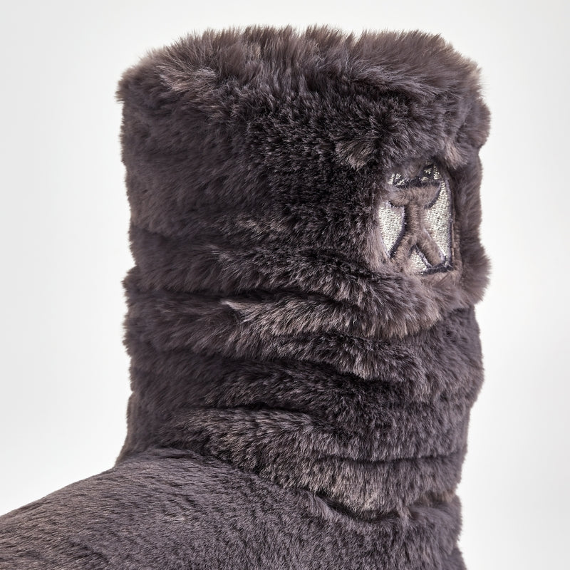 Bedroom Athletics Gisele Recycled Faux Fur Slipper Boot Womens in Ink-4