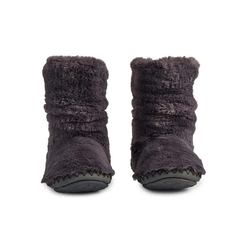 Bedroom Athletics Gisele Recycled Faux Fur Slipper Boot Womens in Ink-1