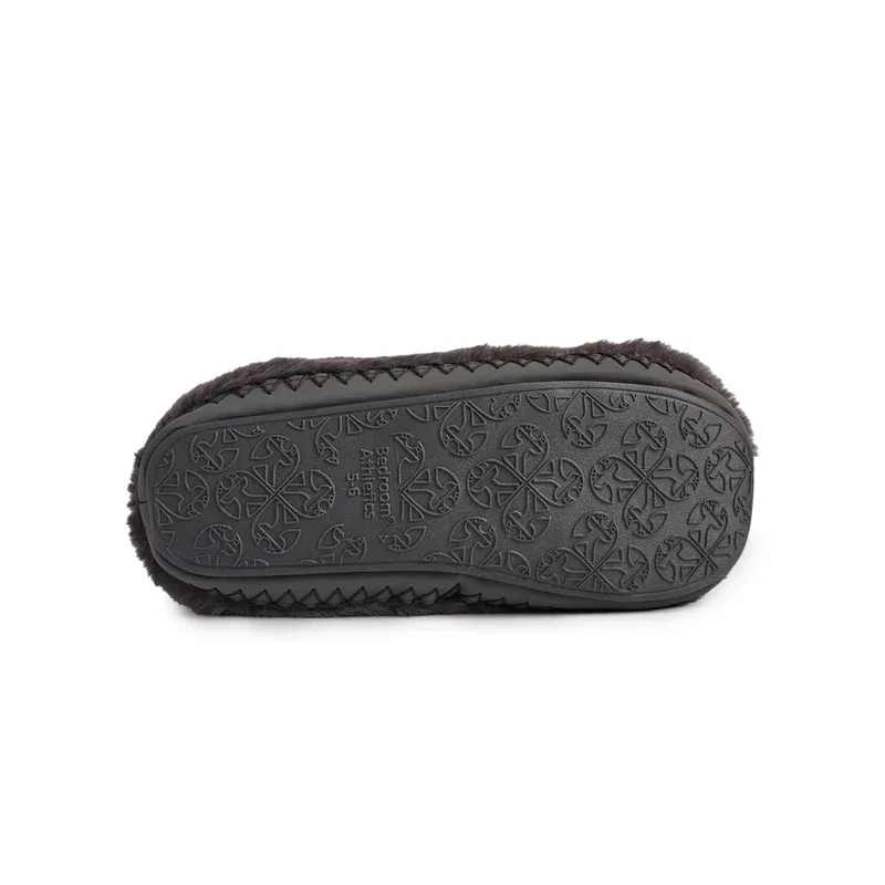 Bedroom Athletics Gisele Recycled Faux Fur Slipper Boot Womens in Ink