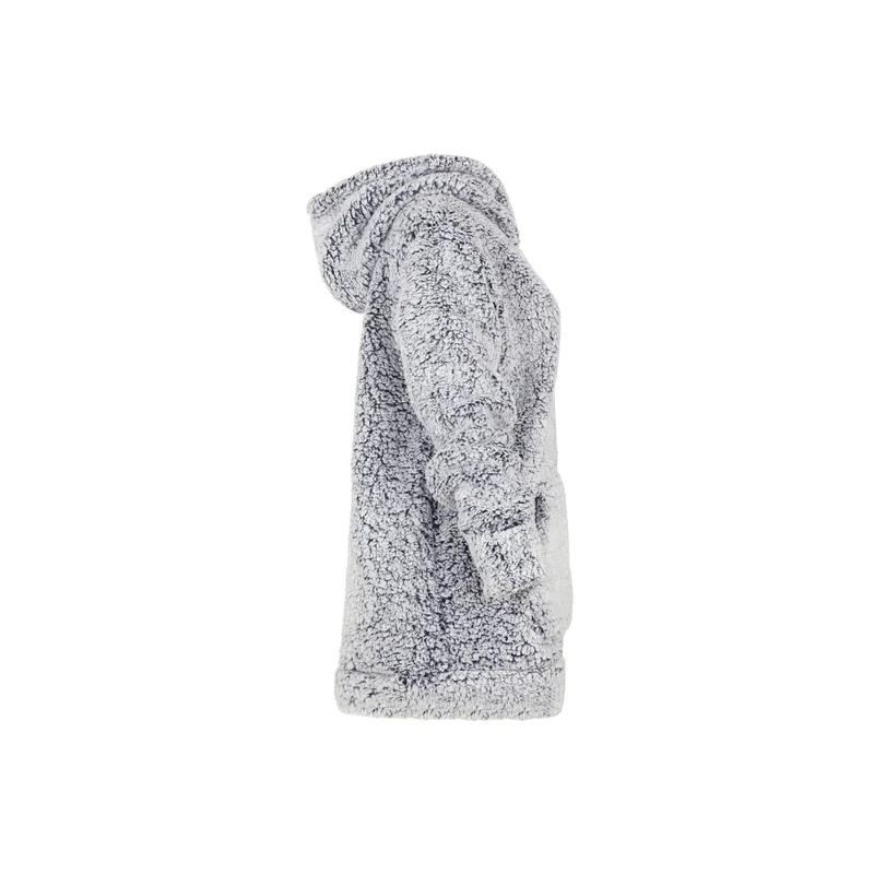 Bedroom Athletics Esme bobble Sherpa blanket hoodie in Trace Grey-6