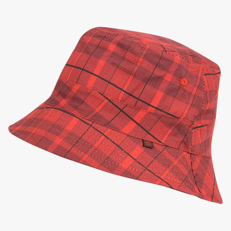 Highlander Bucket Hat in Red Print Large