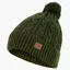 Highlander Beira Lined Bobble Hat in Olive