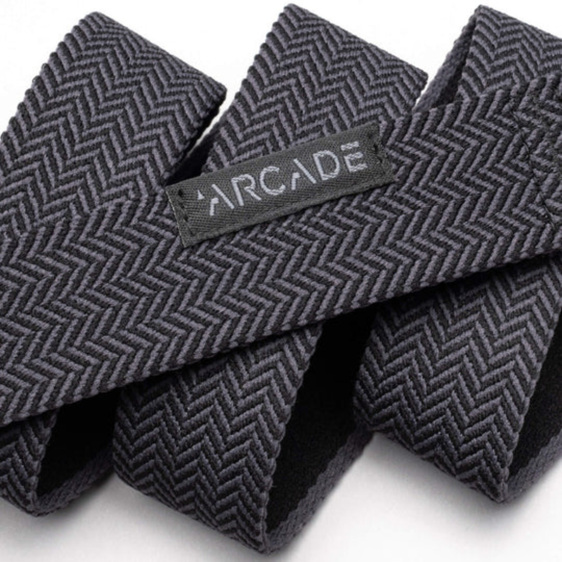 Arcade Hemingway Slim Belt in Black-1