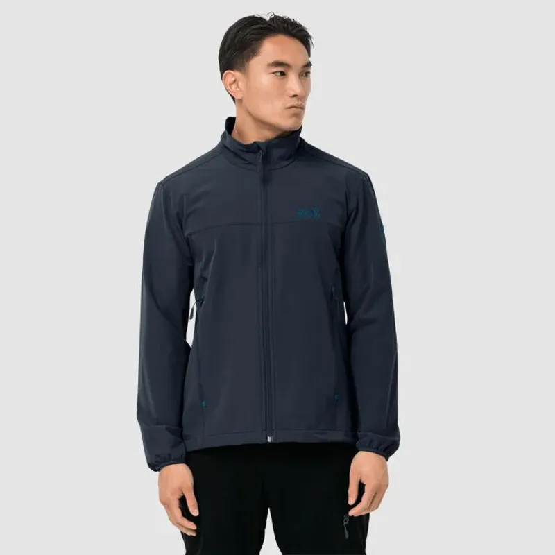 Jack Wolfskin Crestview Jacket Mens in Night Blue