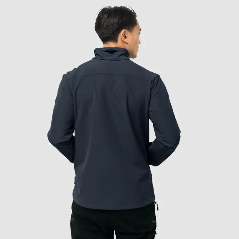 Jack Wolfskin Crestview Jacket Mens in Night Blue-1
