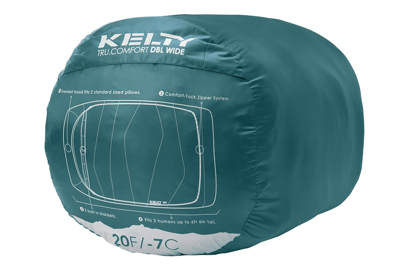 Kelty Tru Comfort Double Sleeping Bag in Deep Teal-6