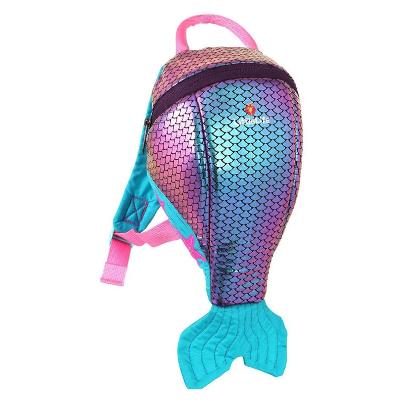 LittleLife Toddler Backpack with Reins Mermaid