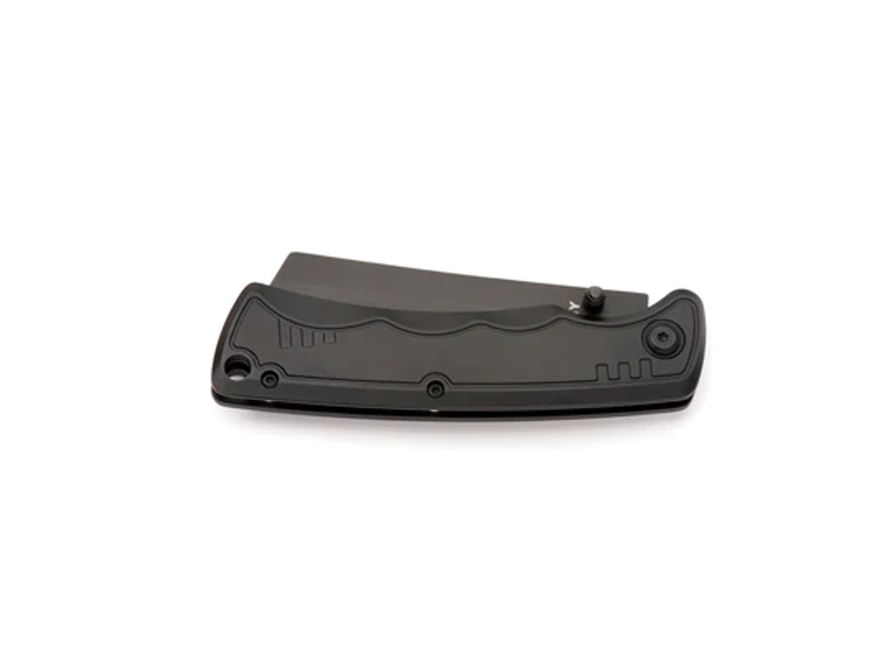 Whitby Cleaver Liner Lock Knife in Black -3