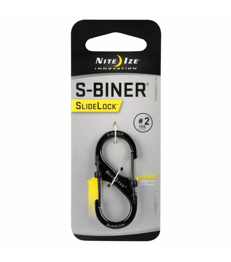 Niteize S-Biner SlideLock 2 in Black