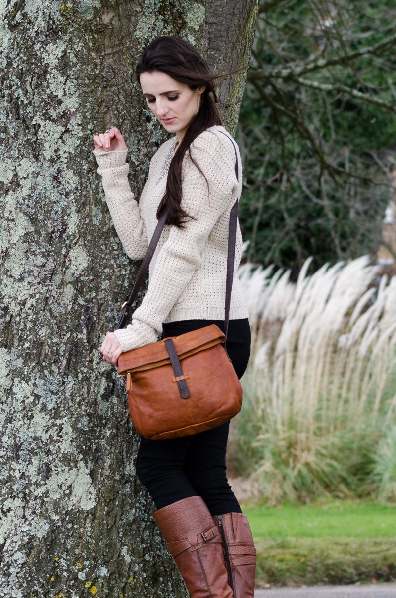Bradbury and Oak Larch Bag in Cognac/Brown-2