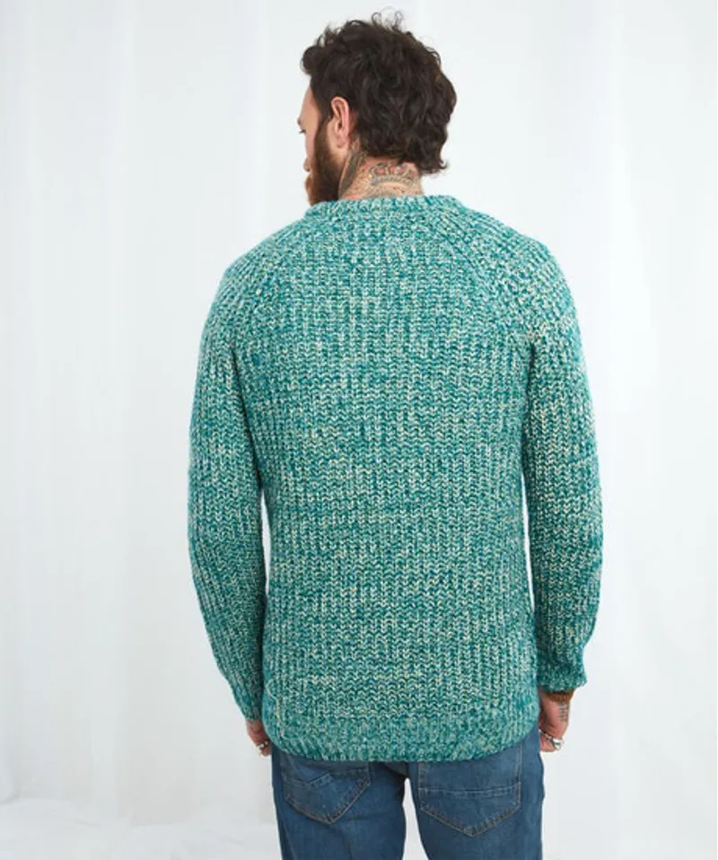 Joe Browns Fun and Fresh Knit Mens in Aqua-2
