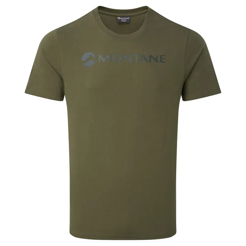 Montane Mono Logo T-shirt Mens in Kelp Green