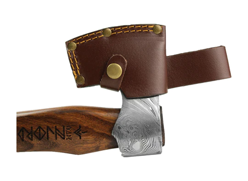 Njord Skade Damascus Camp Axe-3