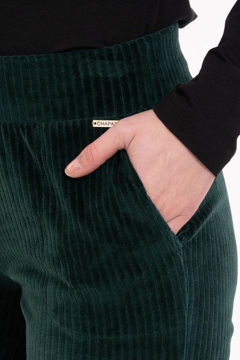 Chapati Hazel Trousers Womens in Petrol Blue-1