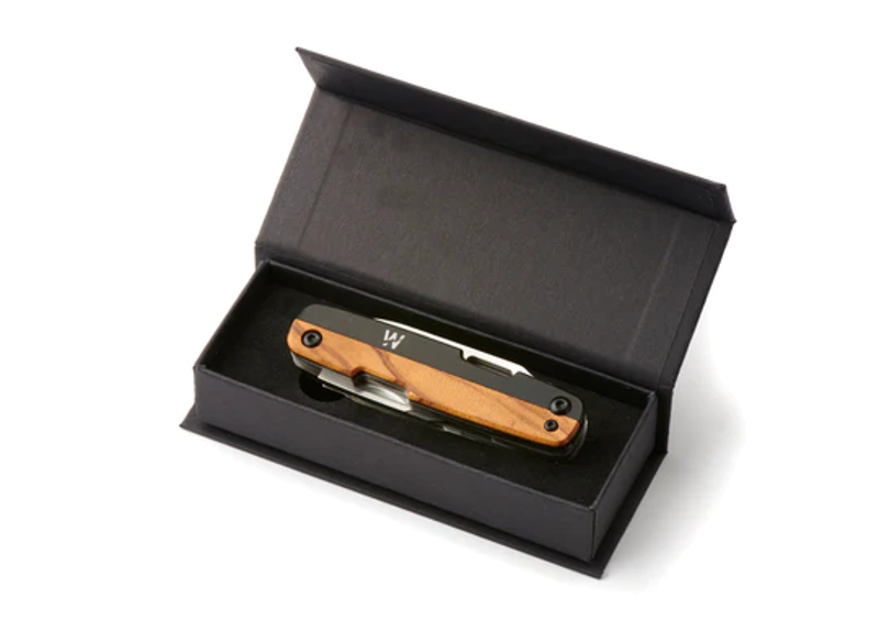 Whitby PK72/OW Kent+ EDC Pocket Knife in Olive Wood-3