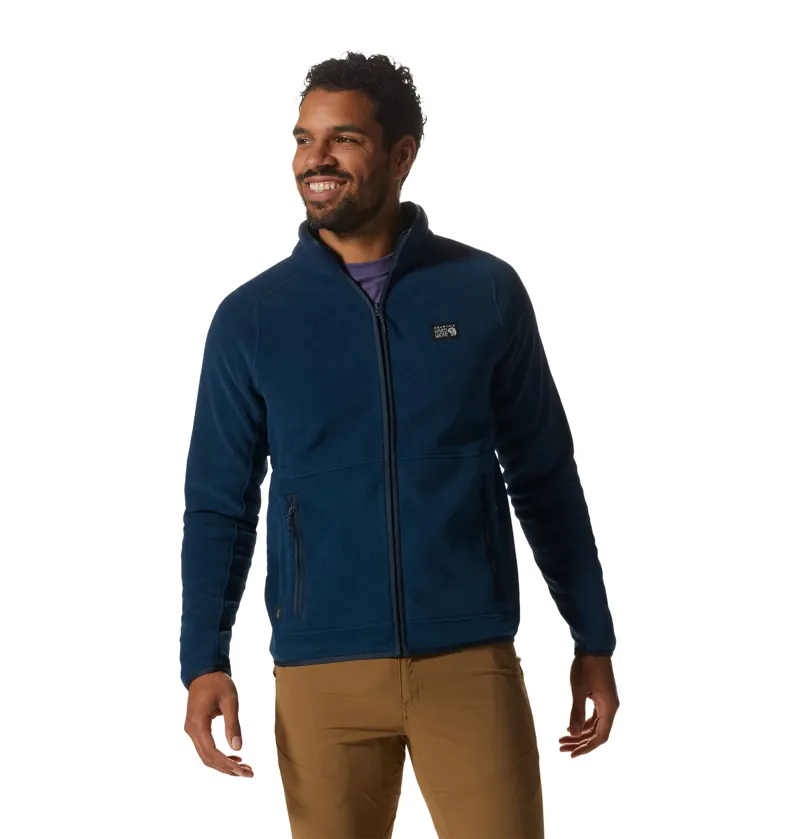 Mountain Hardware Polartec Double Brushed Jacket Mens in Hardwear Navy-4