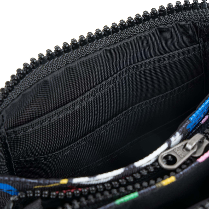 Roka x MPP Carnaby Scribble Print Small Recycled Canvas Wallet-2