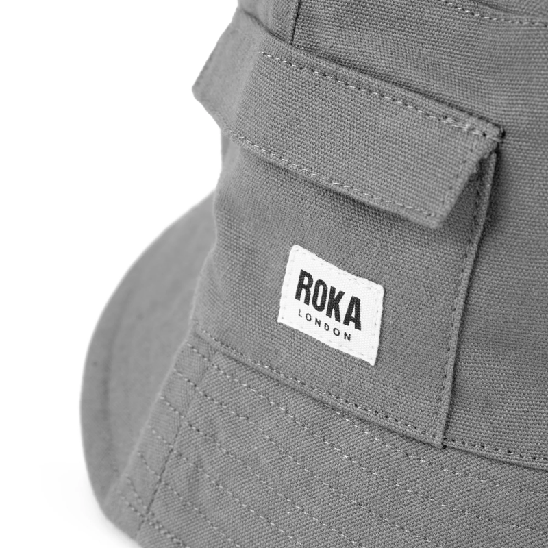 Roka Hatfield Bucket Hat in Graphite -3
