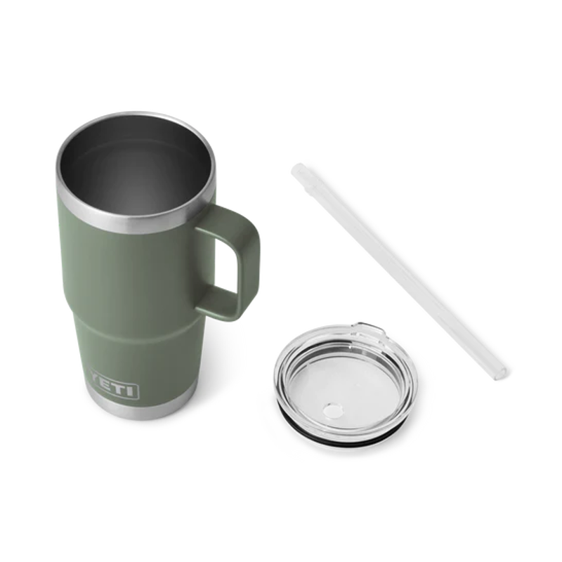 Yeti Rambler 25 Oz Straw Mug in Camp Green-3