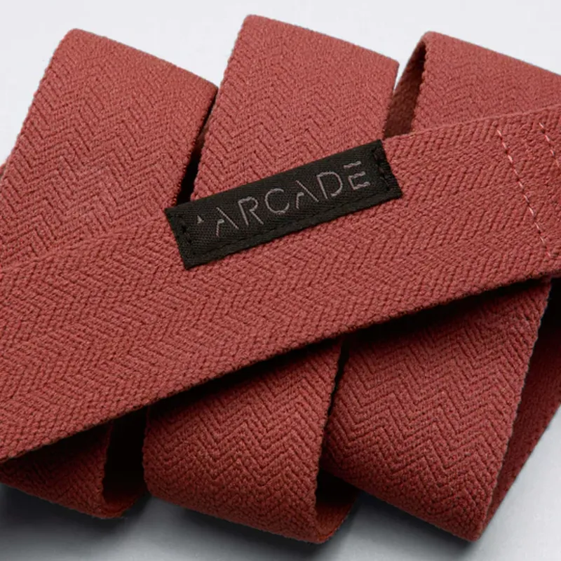 Arcade Ranger Slim Belt in Vermilion-1