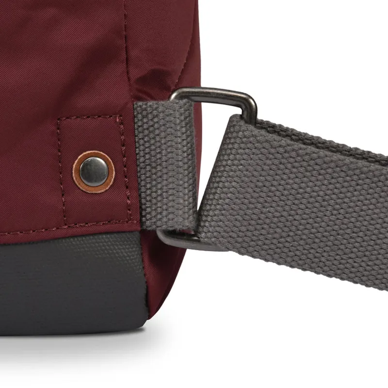 Roka Bantry B Medium Recycled Canvas Back Pack in Port-4