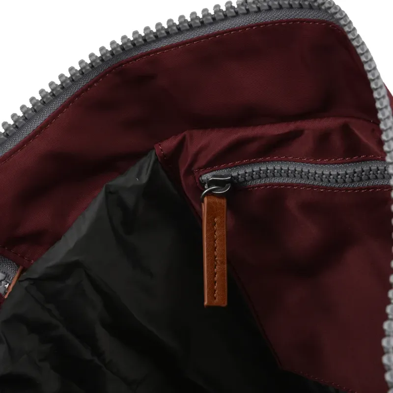 Roka Bantry B Medium Recycled Canvas Back Pack in Port-3