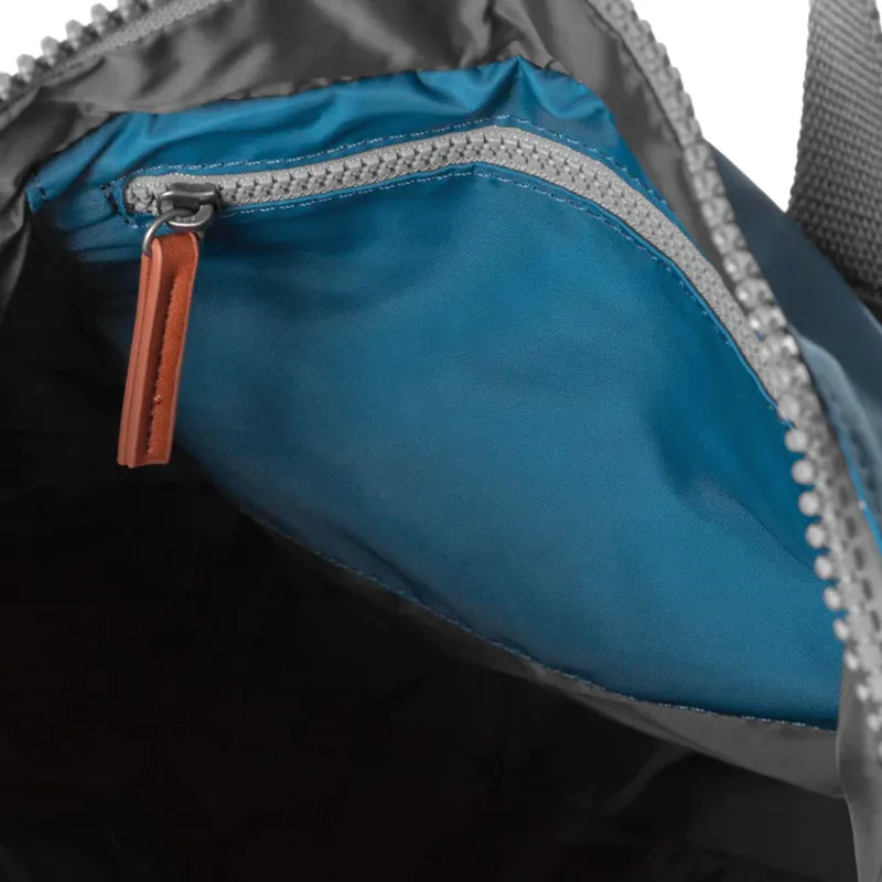 Roka Canfield B Small Recycled Nylon Bag in Marine-2