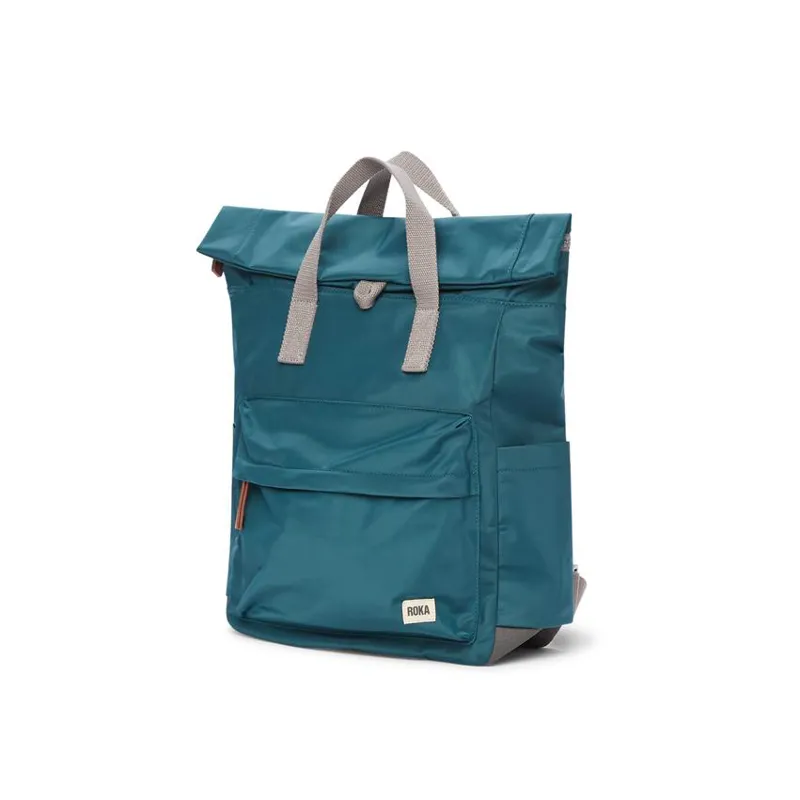 Roka Unisex Canfield B Medium Backpack Teal Weather Resistant